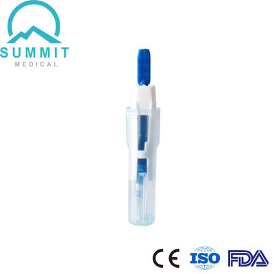 30G 1.5mm 自動引き下げ可能なランセット針付きの安全性血液ランセット